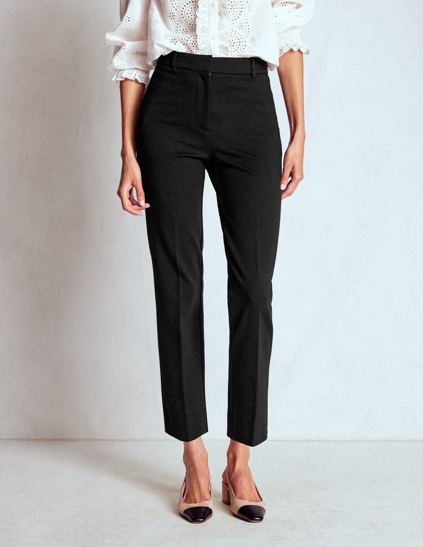 Highgate Ponte Trousers-Black