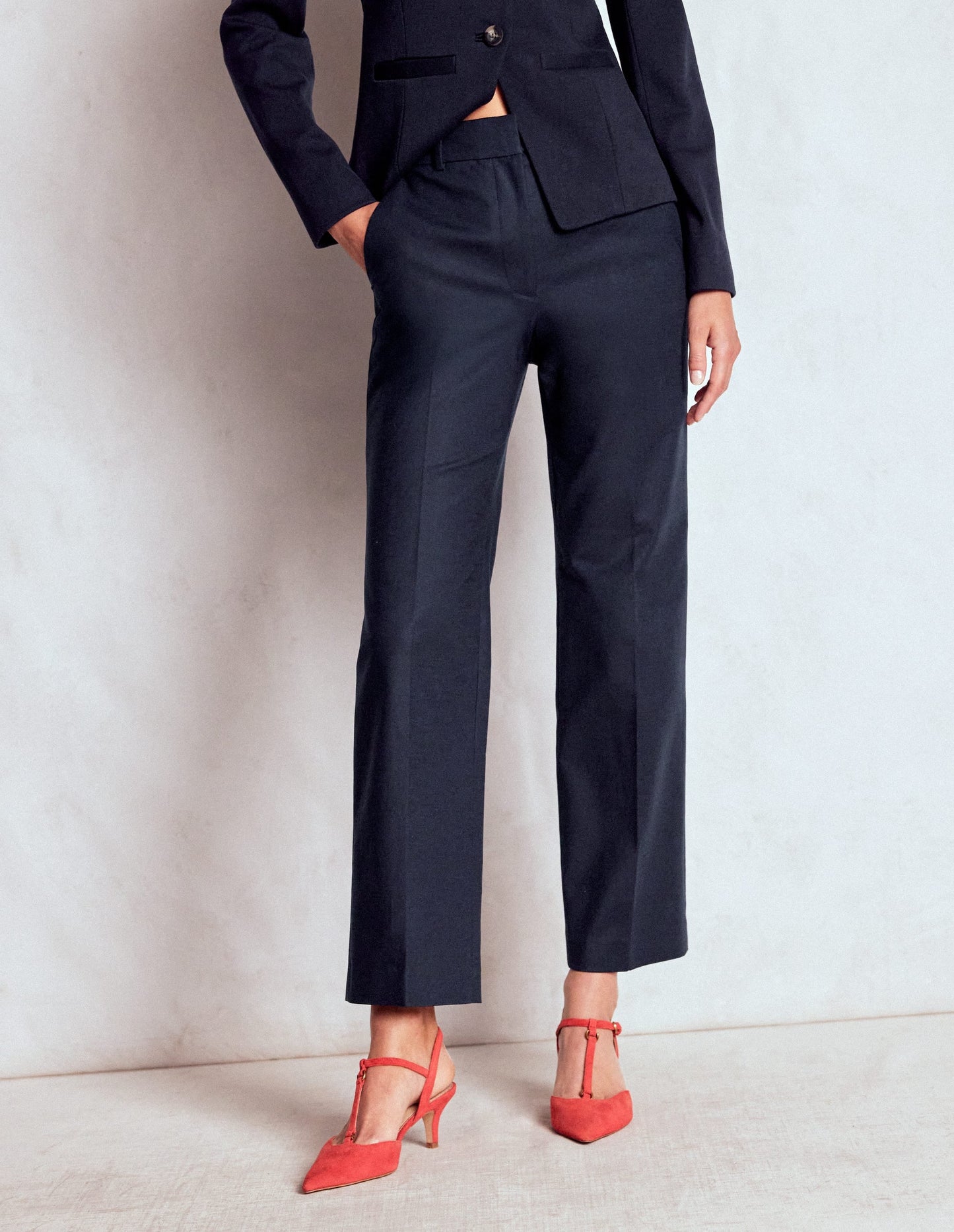 Canonbury 7/8 Trousers-Navy