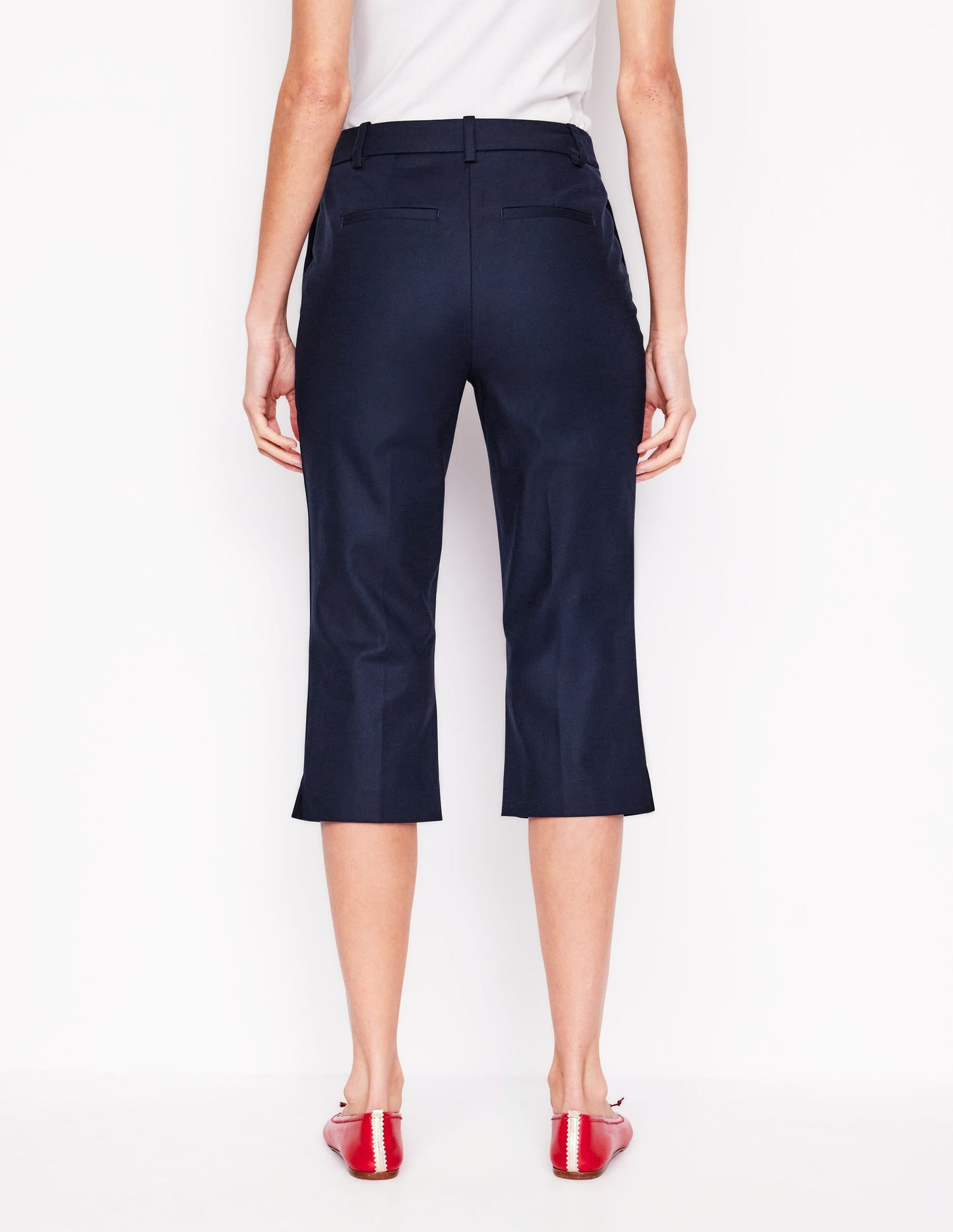 Capri Trousers-Navy