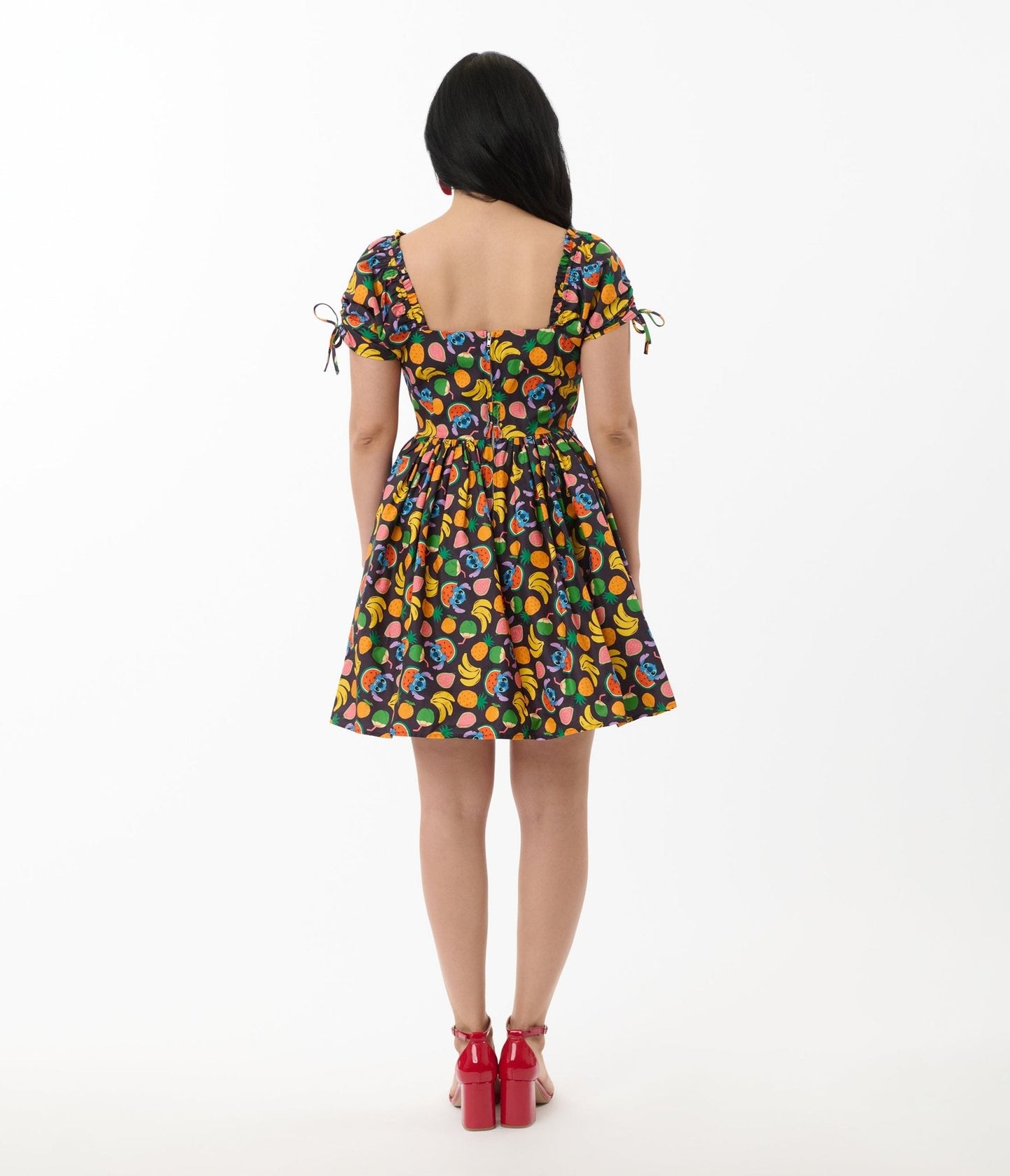 Disney's Lilo & Stitch collection by Unique Vintage Stitch & Fruit Print Swing Dress