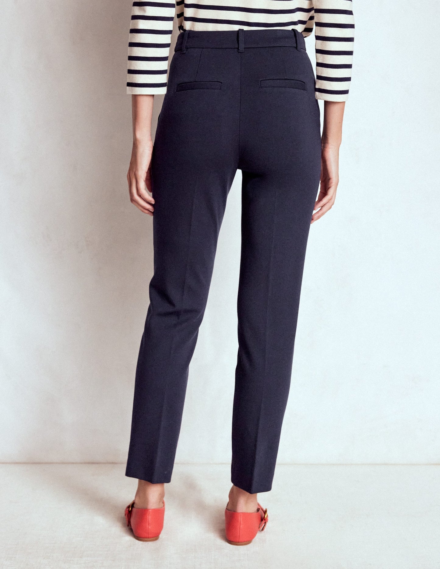 Highgate Ponte Trousers-Navy