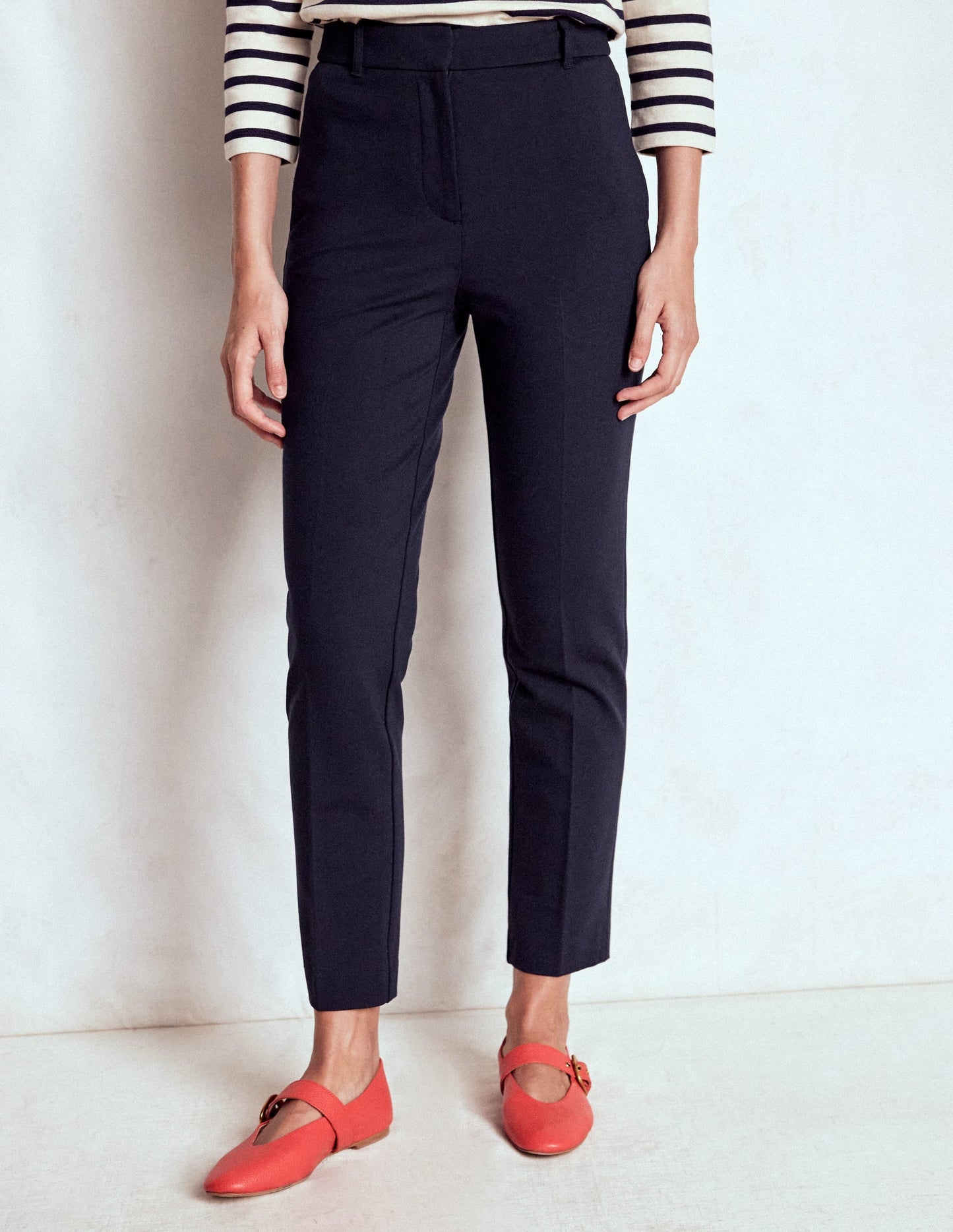 Highgate Ponte Trousers-Navy