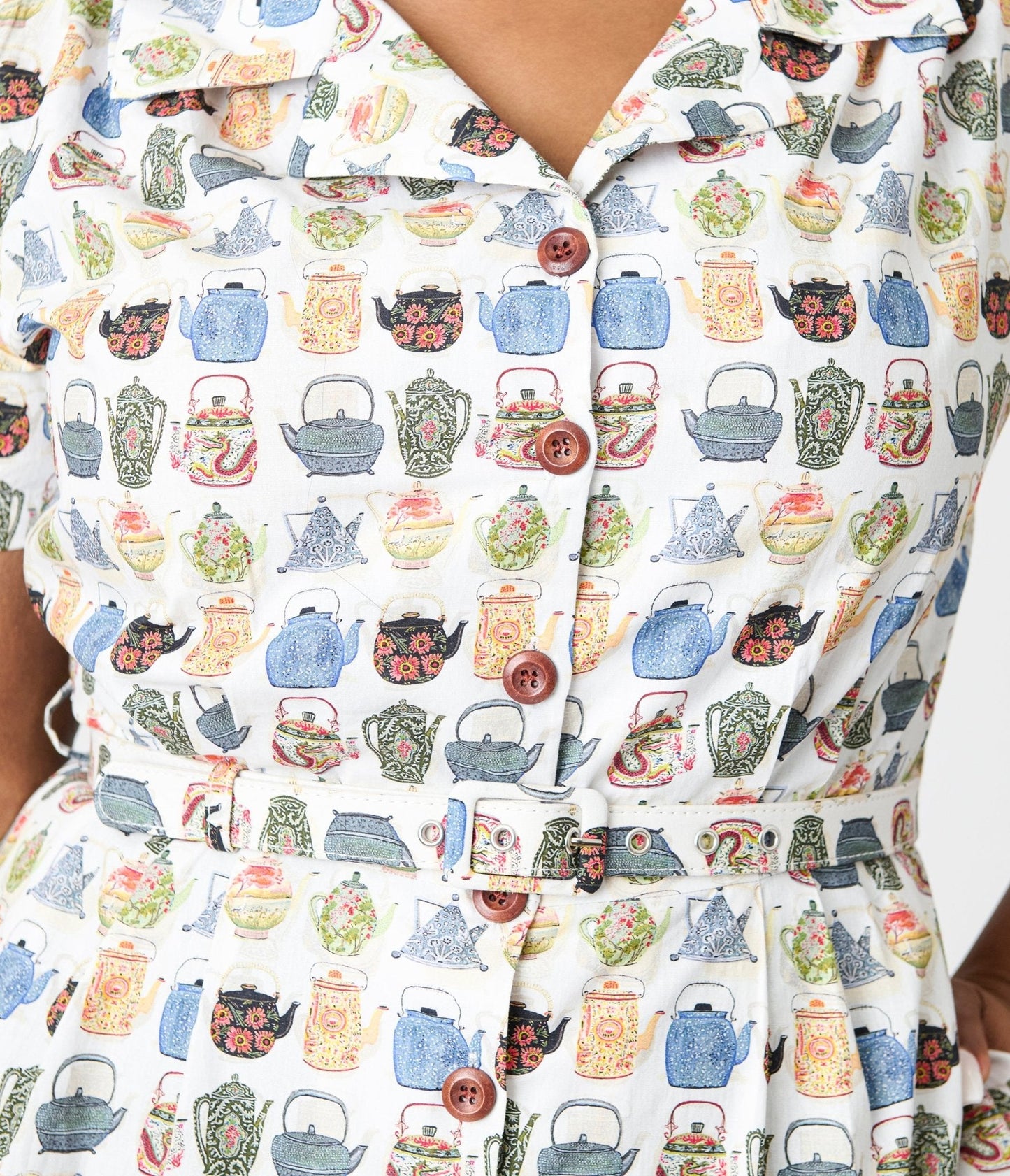 Royal Monk Plus Size Tea Time Kate Swing Dress